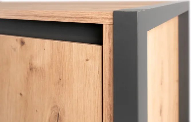 Komoda so zásuvkami Denver, dub artisan/antracit