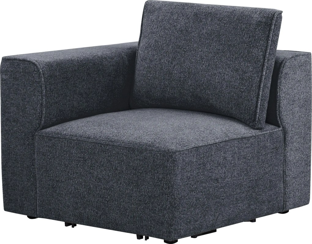 XXXLutz DIEL POHOVKY, textil, tmavosivá Livetastic - Sedačky - 002781009706