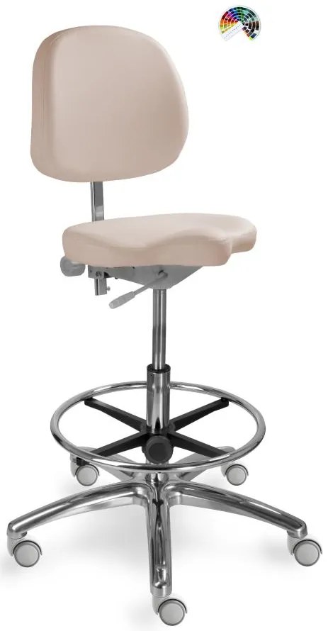 MAYER Zdravotnícka stolička 1258 DENT čalúnenie LIMA koženka