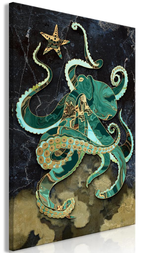 Artgeist Obraz - Marble Octopus (1 Part) Vertical Veľkosť: 20x30, Verzia: Standard