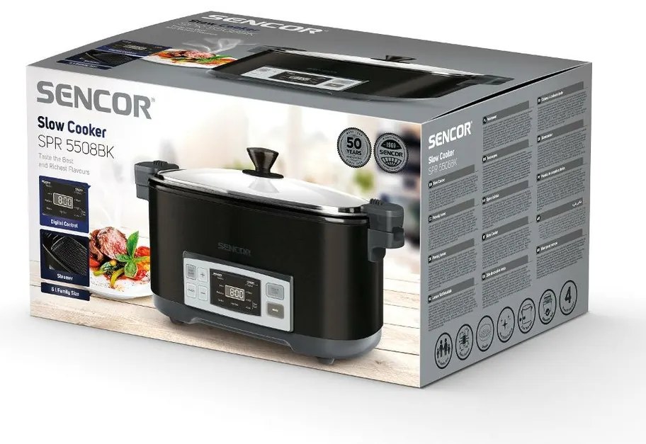 Sencor SPR 5508BK pomalý hrniec