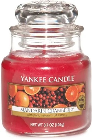 Sviečka v sklenenej dóze Yankee Candle Mandarinky s brusnicami, 104 g