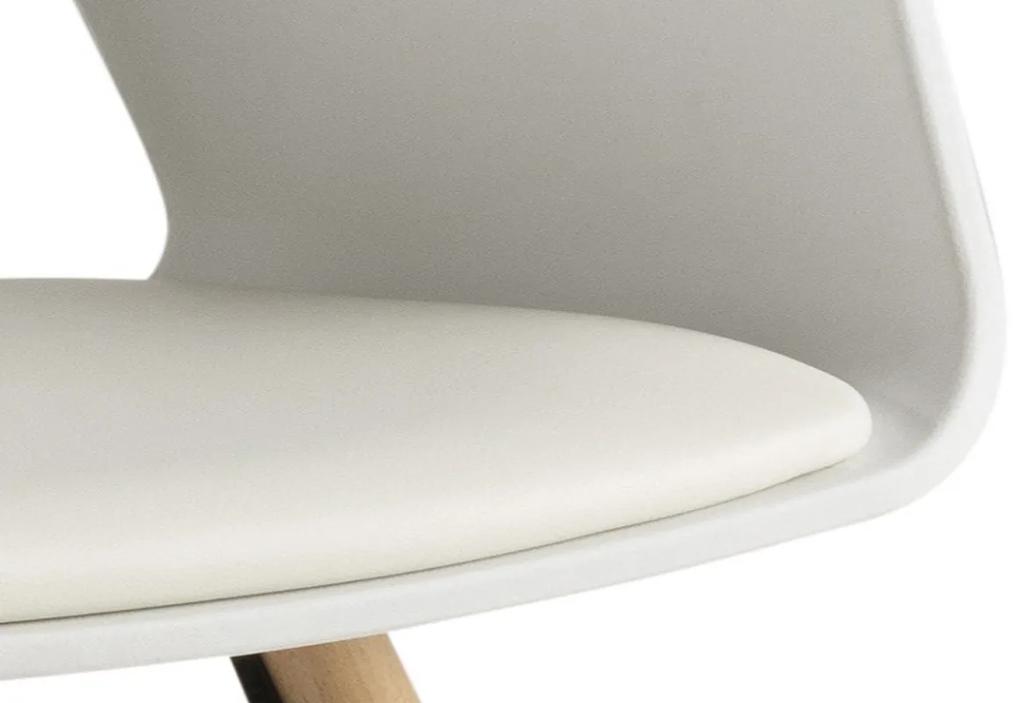 Dizajnová stolička Alexei, biela