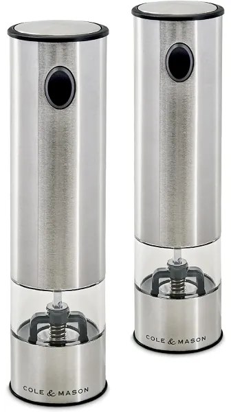 Cole&Mason-Sada elektrických mlynčekov na korenie BATTERSEA 2 ks 6xAAA