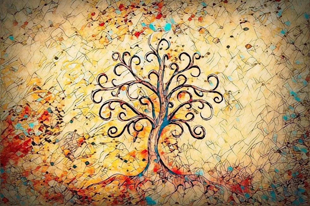 Tapeta symbol stromu života - 150x100