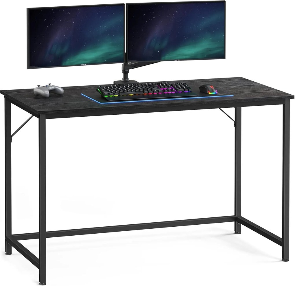 Písací stôl Vasagle Ebeny 120 cm čierny