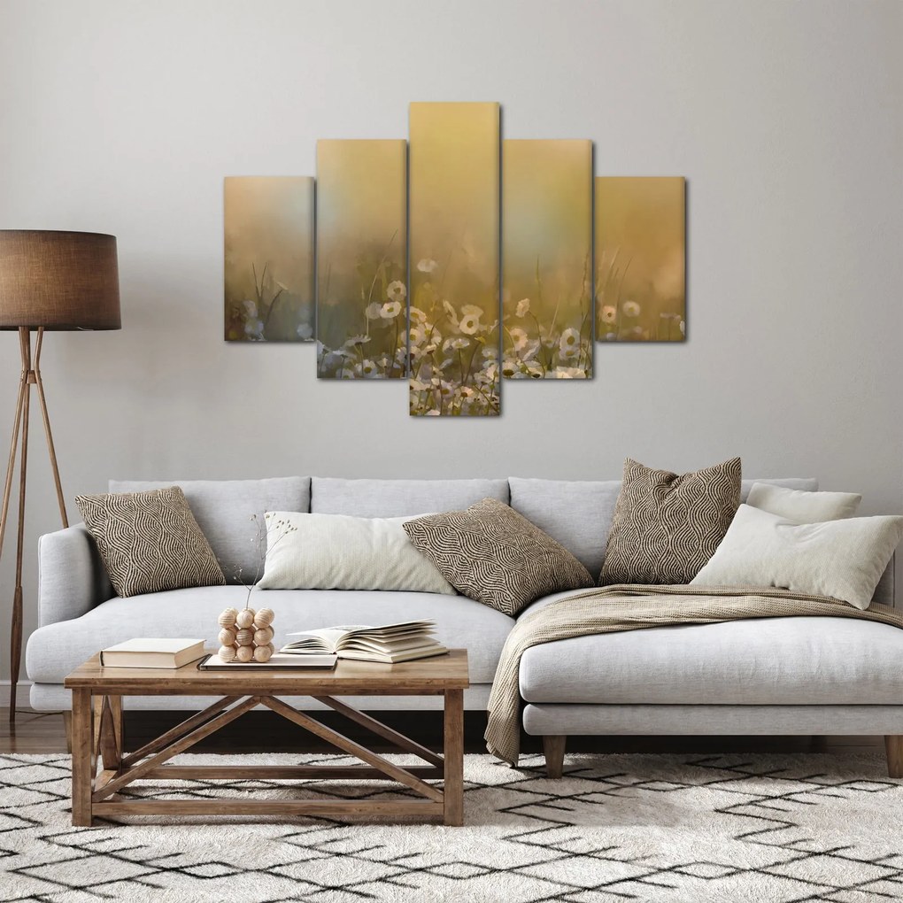 Obraz - Olejomaľba sedmokrások (150x105 cm)