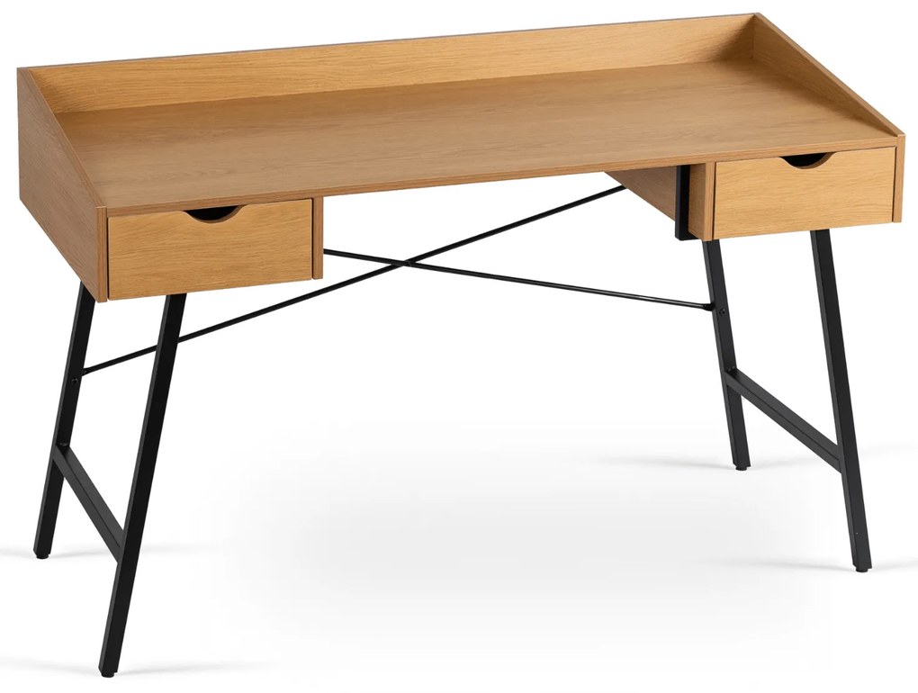 JAKS Písací stôl hnedý Ice 133 cm