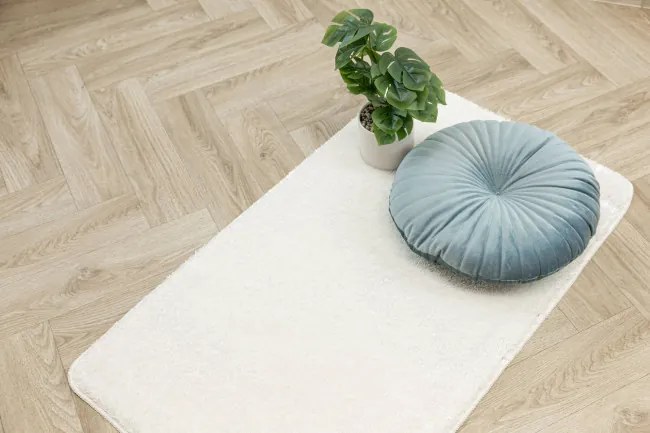 Kúpeľňový koberček Malmo biely