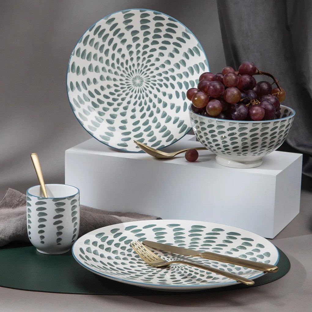 Príborový set 16 ks – Salamanca PVD Champagne matný - 130875