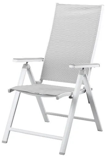 Livarno home Hliníkový záhradný stôl Houston + Hliníkové kreslo Houston s vysokým operadlom, 4 kusy  (800008273)