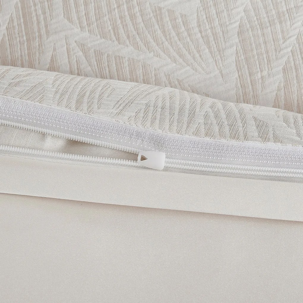 Žakárové obliečky Florida béžová, 140 x 200 cm, 70 x 90 cm