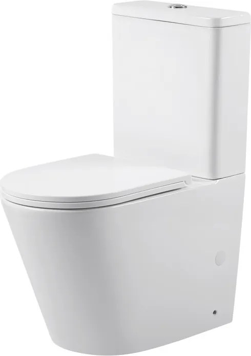 Erga Tina, WC kombi misa 620x365x820 mm, Tornado 2.0 + toaletné sedadlo, biela lesklá, ERG-V03-TINA-TO2-WH
