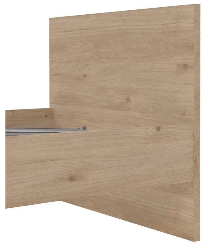 Jednolôžková posteľ v dekore duba v prírodnej farbe 90x190 cm Naia – Tvilum