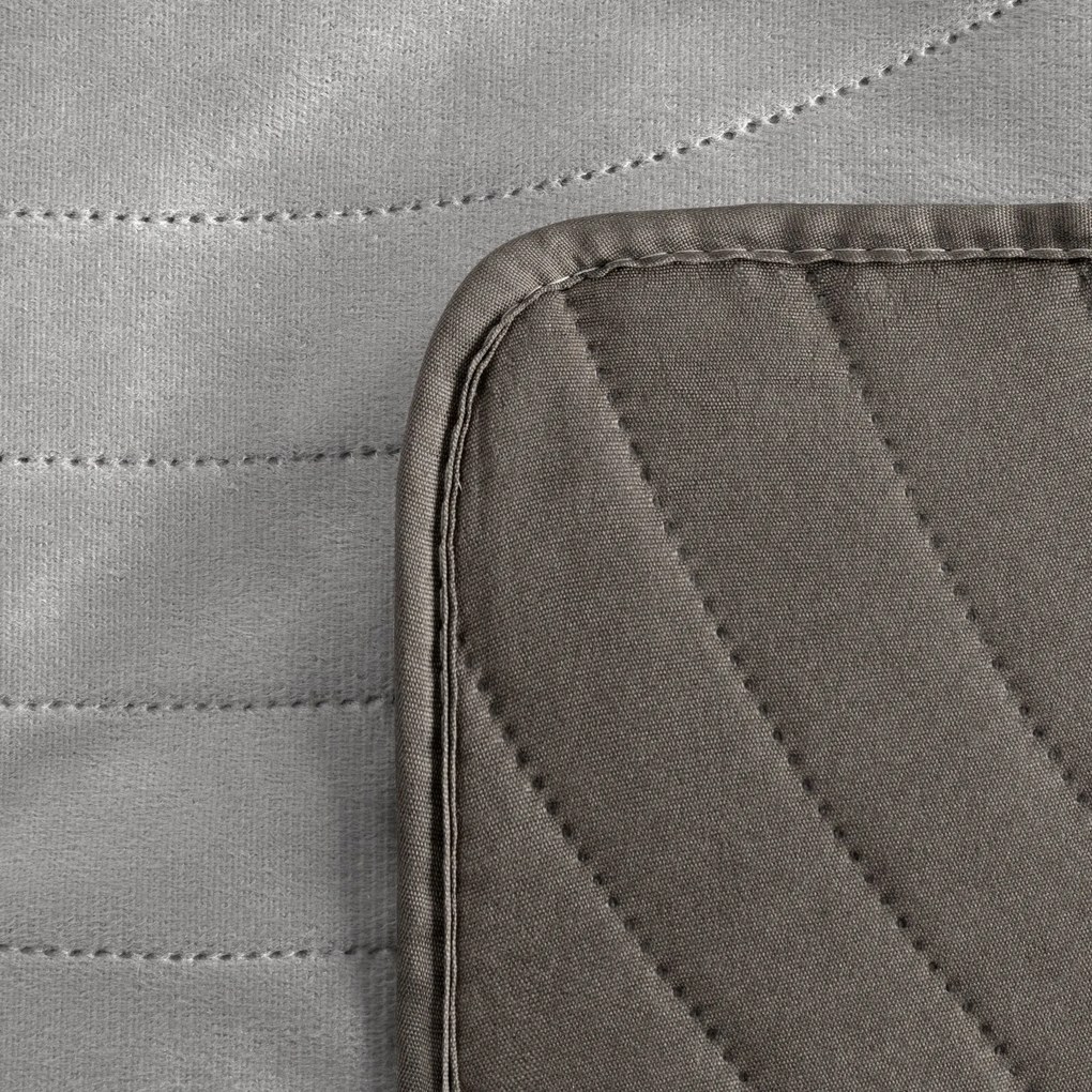 PREHOZ NA POSTEĽ LUIZ10 200X220 CM STRIEBORNÝ