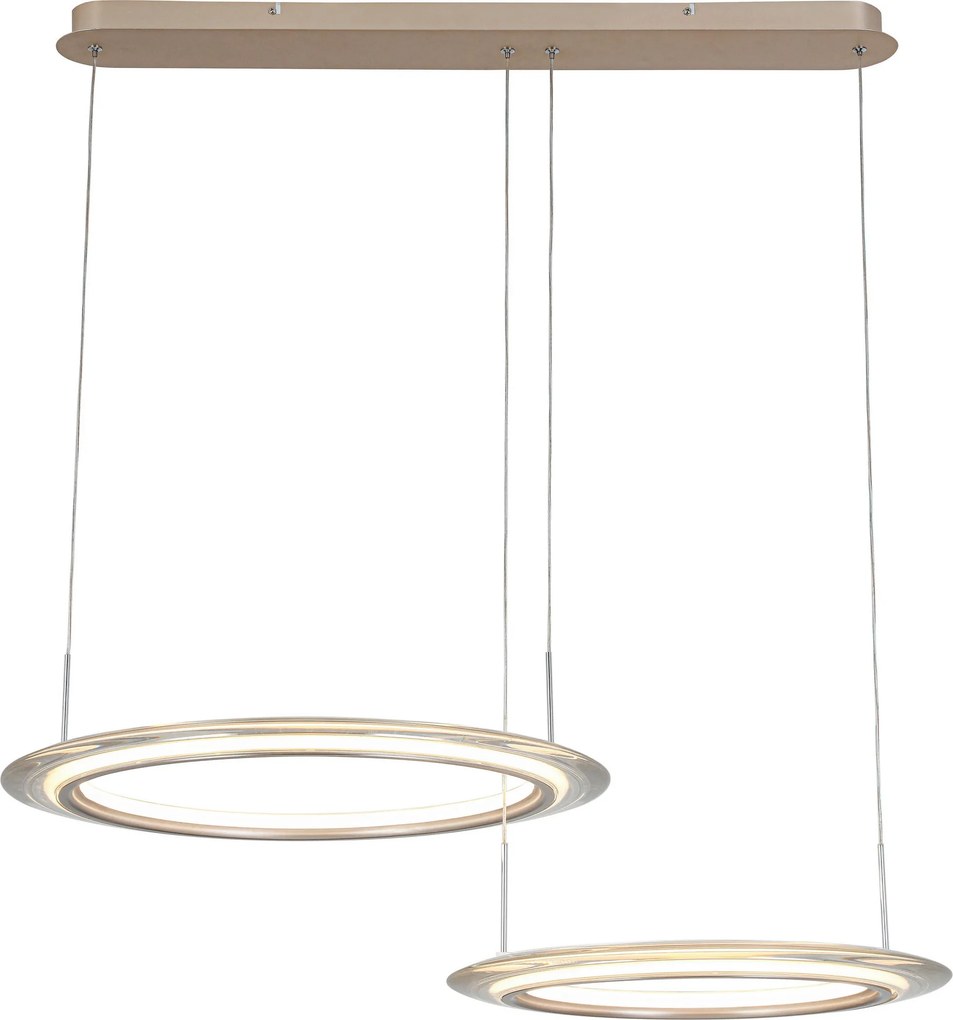 XXXLutz ZÁVESNÉ LED SVIETIDLO, 82/55/150 cm Dieter Knoll - Interiérové svietidlá - 008227174101