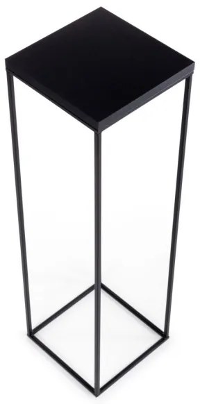Stojan na kvety BASICLOFT 80x24 čierna