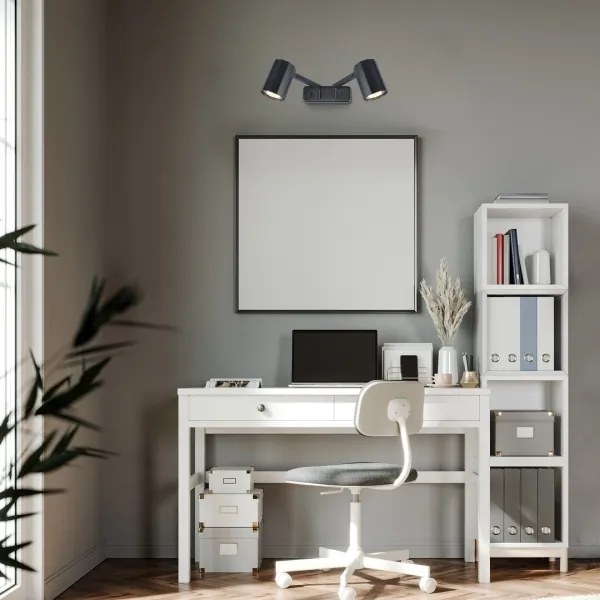 Rabalux 73028 - Nástenné bodové svietidlo KARTER 2xGU10/5W/230V