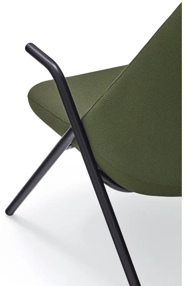 Zelené kreslo Teulat Dins, výška 90 cm