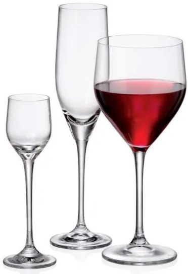 Crystalite Bohemia pohár na červené víno Sitta 360 ml 6KS