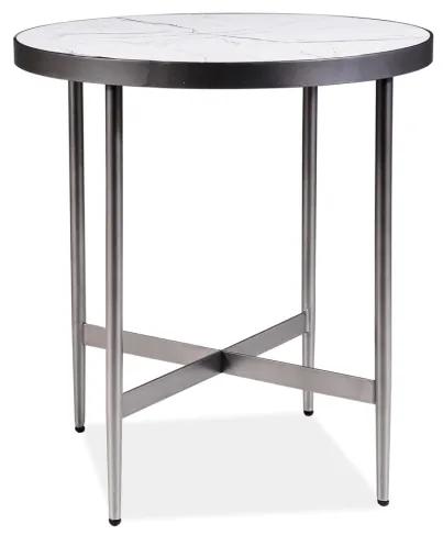 Konferenčný stolík Daphine (mramor biely + sivá). Vlastná spoľahlivá doprava až k Vám domov. 1050108