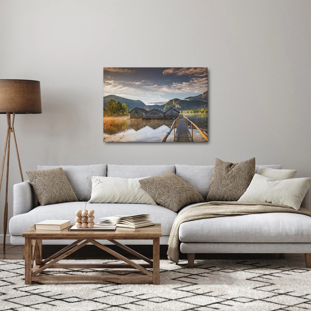 Obraz jazera (70x50 cm)