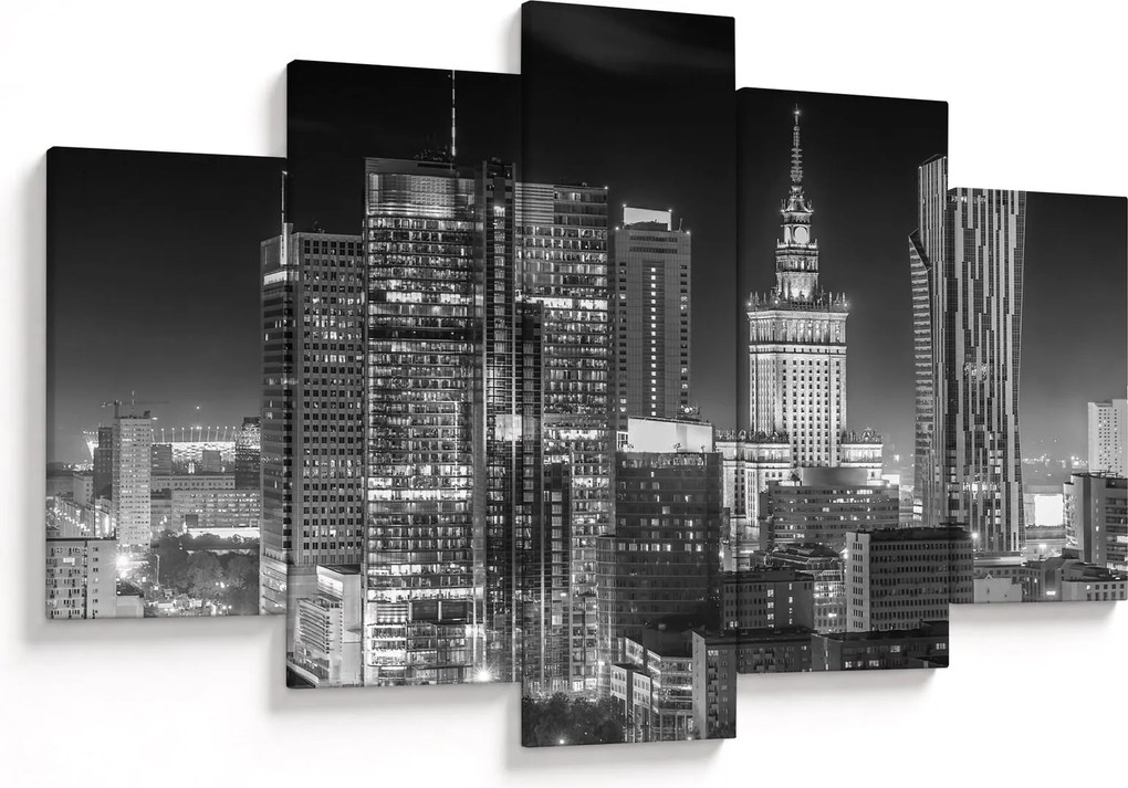Obraz - Čiernobiely New York (150x105 cm)