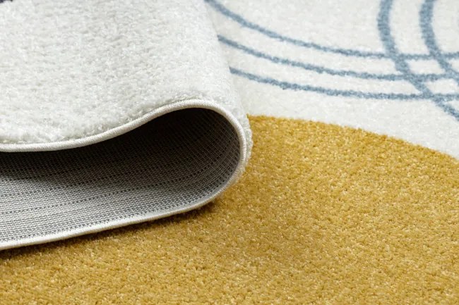 Koberec FUSION 7157 biely / zlatý