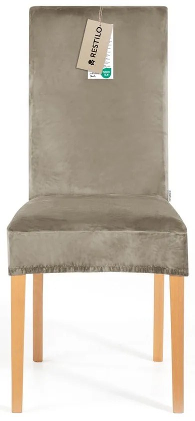 Sivobéžový napínací poťah na stoličku 48 cm Sento – Restilo