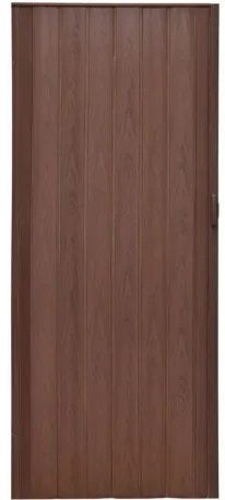 Skladacie dvere 001P hnedé 90 cm