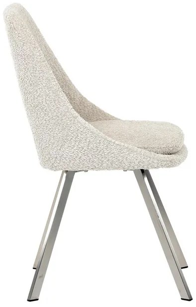 Autronic BONTEC Jedálenská stolička, béžová, látka bouclé, DCL-W1174 CRM2 Farba: Béžová