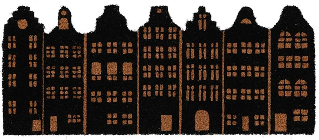 Vonkajšia rohožka Town, 75x30 cm