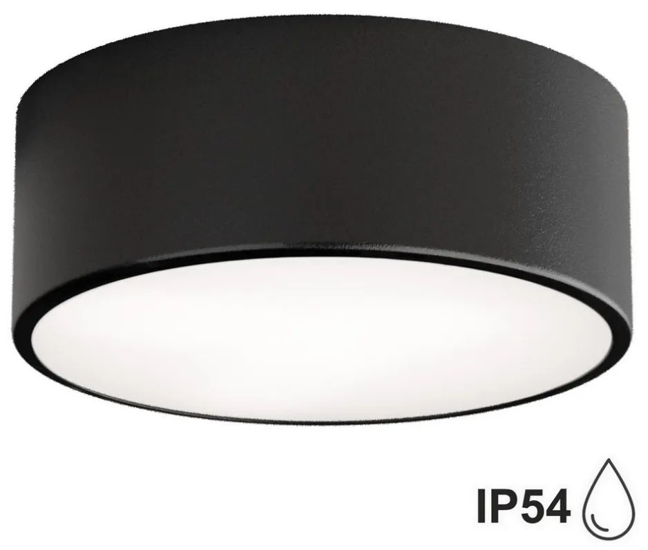 Brilagi - Kúpeľňové stropné svietidlo CLARE 1xE27/24W/230V pr. 20 cm IP54 čierna