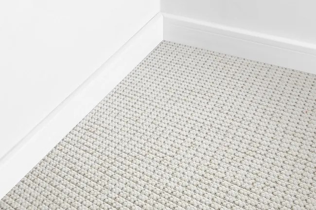 Metrážny koberec CASABLANCA LOOP biely