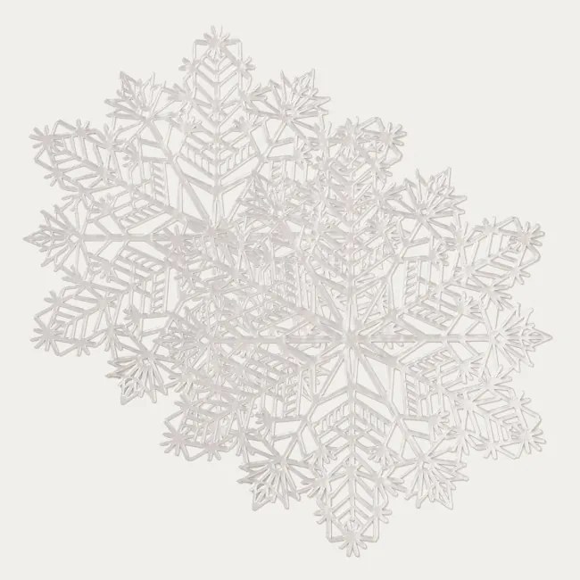 Sada podložiek pod taniere AVERY strieborná 760068 (2 ks)