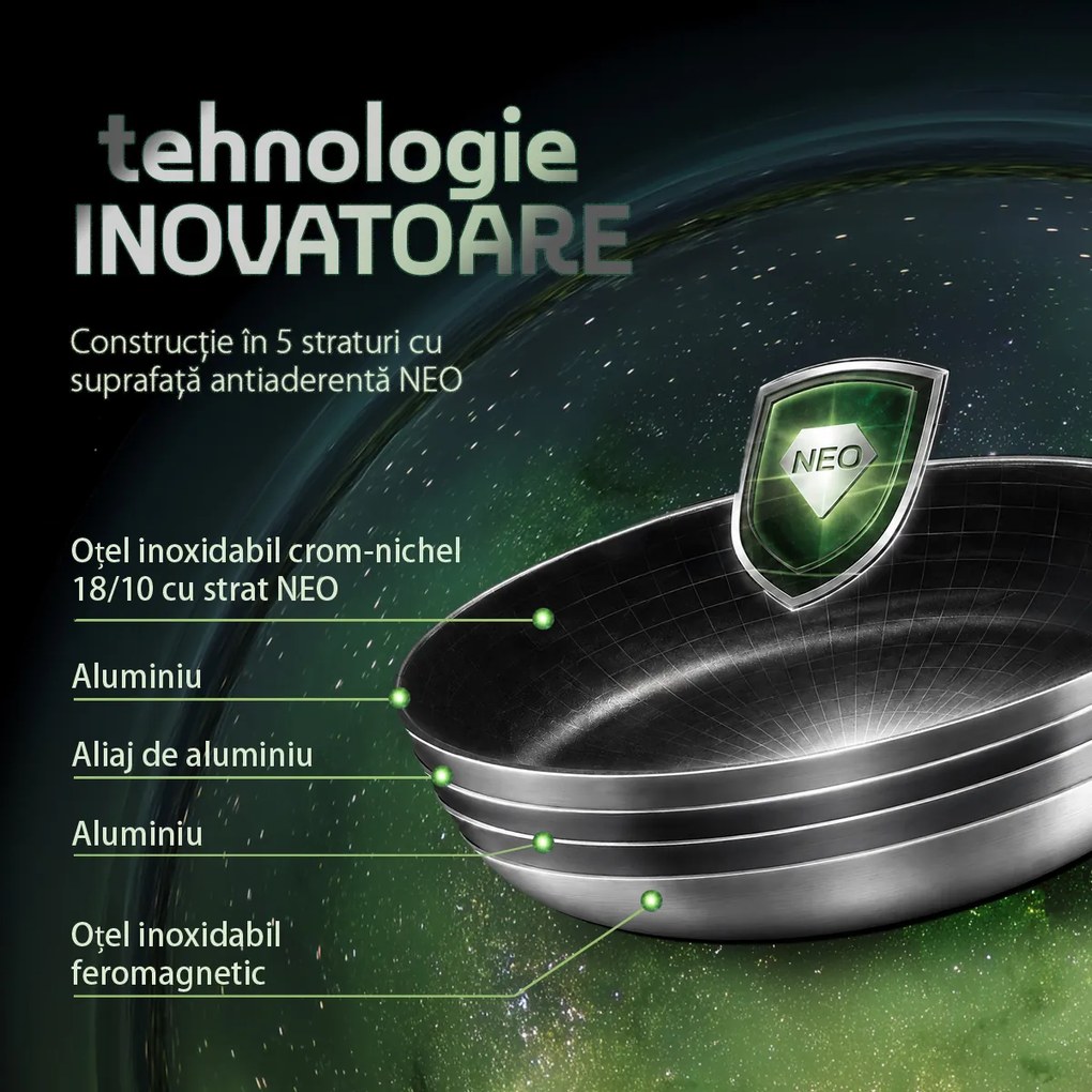 Panvica Ø 26 cm – Orion Expert Neo Multi-Layer Lunasol - 601404