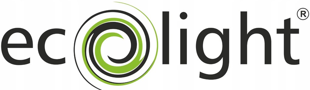 ECOLIGHT Okrúhle LED stropné svietidlo - 2xE27 - biele