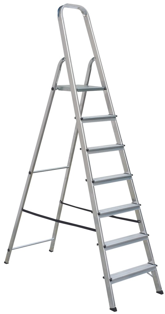 Elkop Jednostranný hliníkový rebrík, 2 priečky