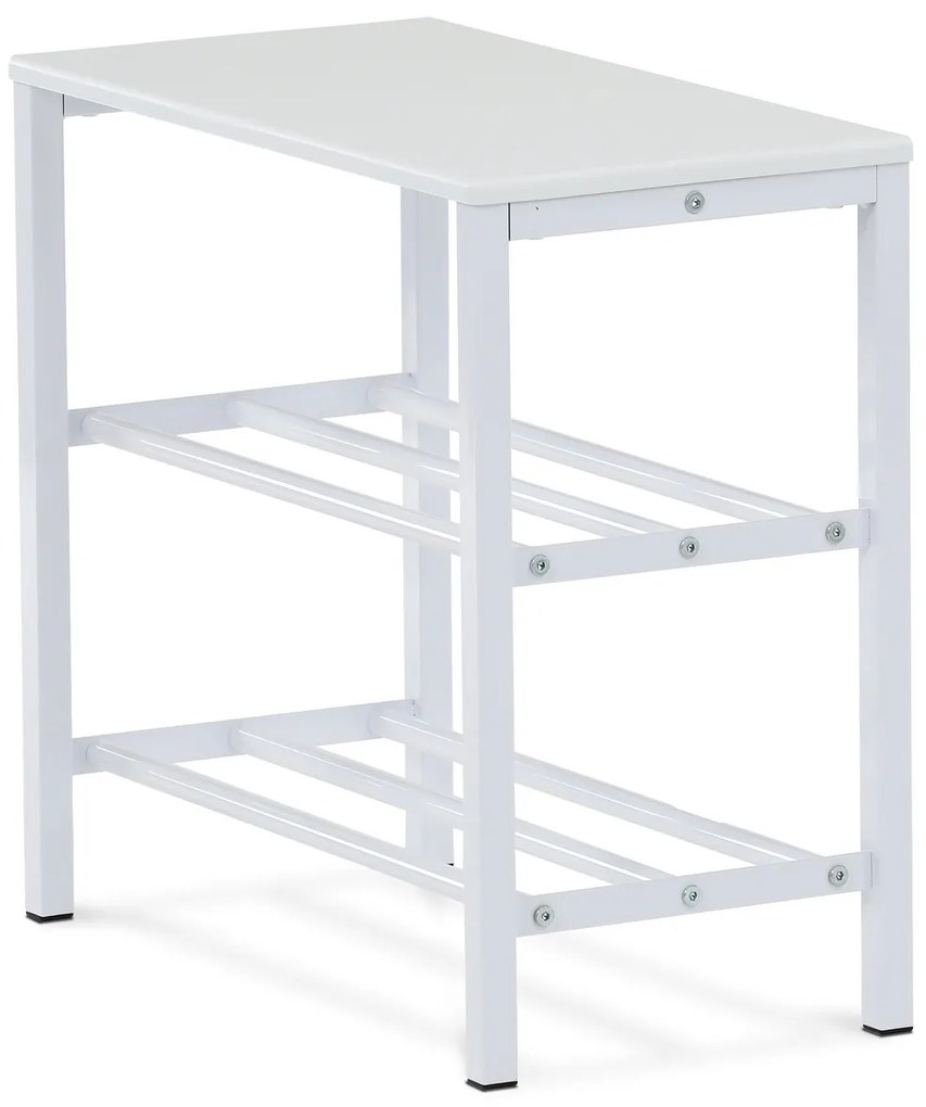 Stojan na topánky 83168-42 WT, kovový, biely