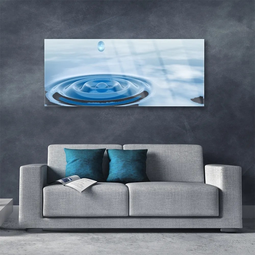 Obraz na akrylátovom skle Voda umenie 125x50 cm