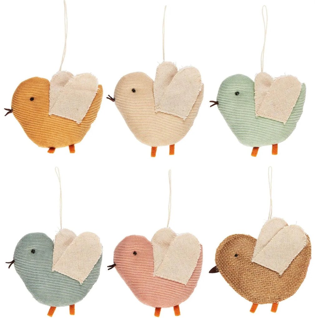 IB Laursen Závesný látkový vtáčik BIRD - viac farieb