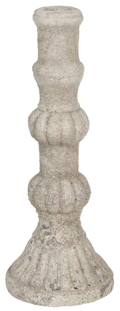 Kamenný svietnik Florent - Ø 12*32 cm