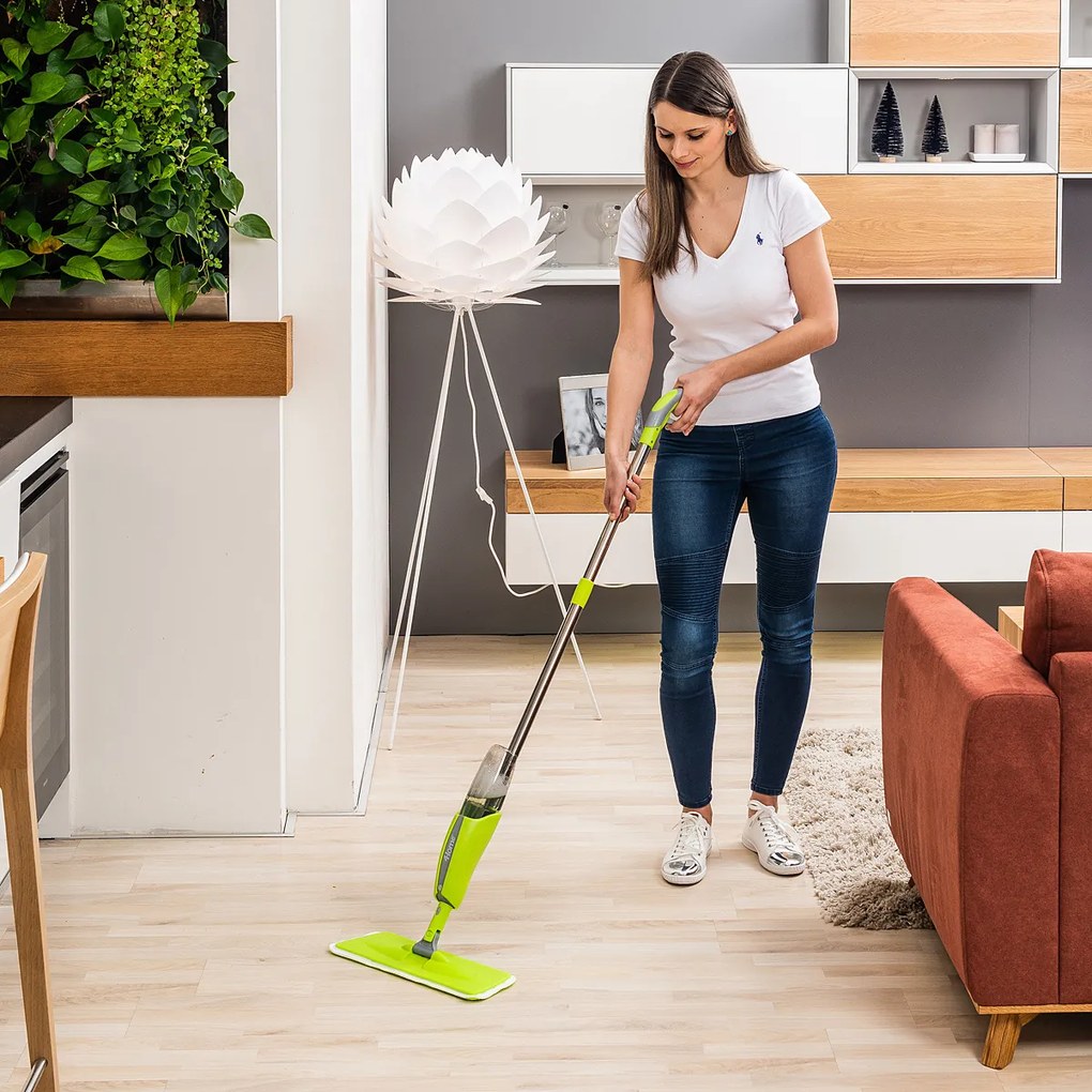 4home Výhodná upratovacia sada mop a stierka na okná