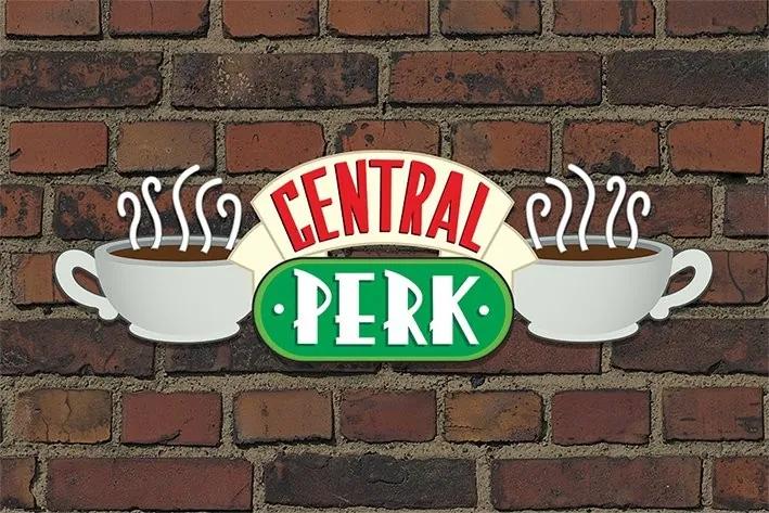 Plagát, Obraz - Priatelia TV - Central Perk Brick, (91.5 x 61 cm)