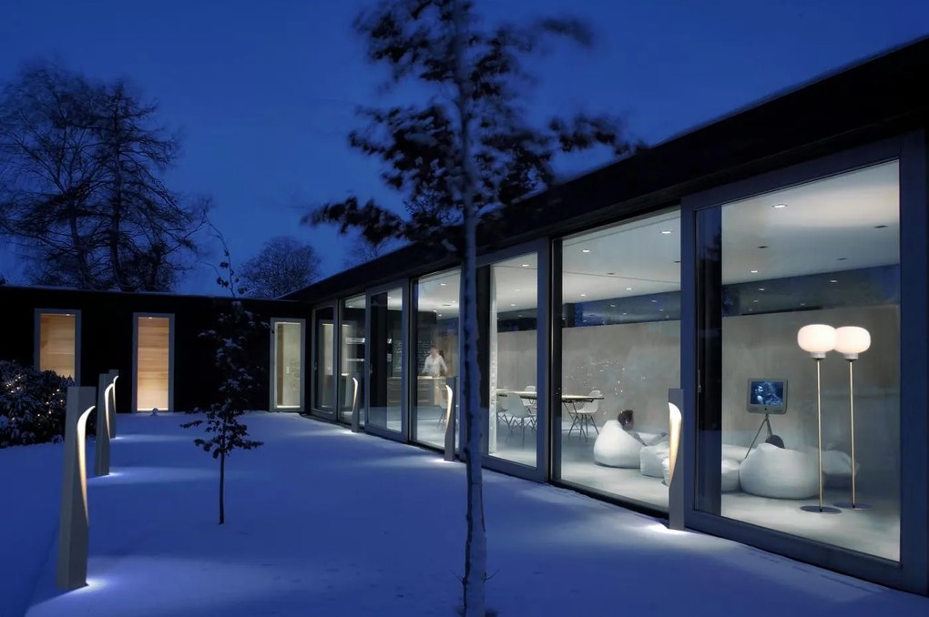 Nordlux Antracitová záhradná lampa Concordia pre žiarovku GU10 100cm 49018050