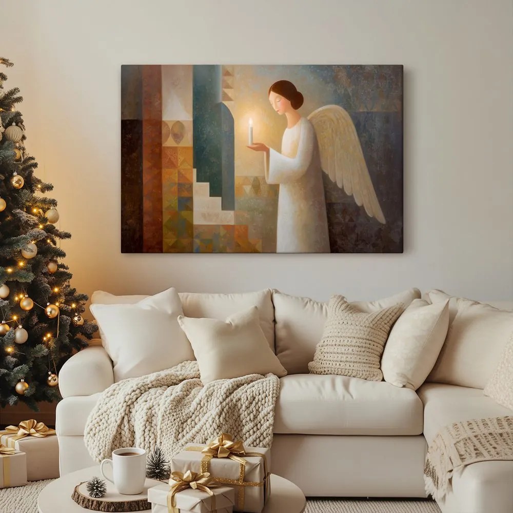 Vianočný obraz ochranný anjel