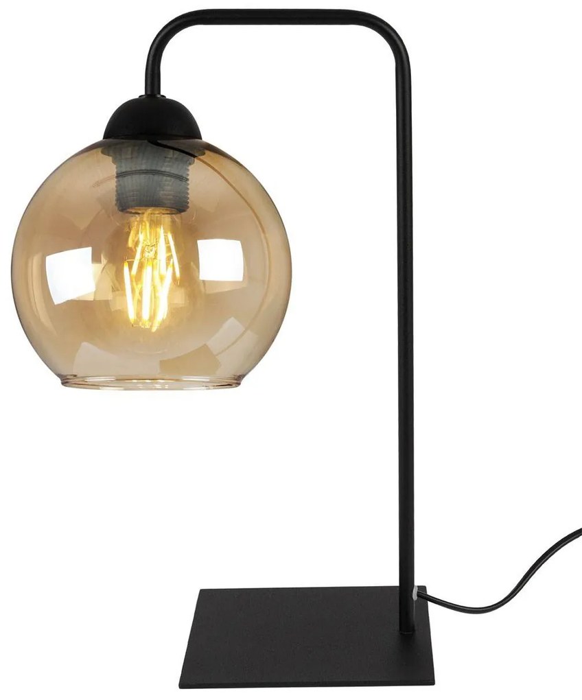 Stolná lampa Haga, 1x sklenené tienidlo (výber z 3 farieb)