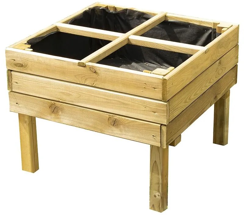 Drevený box na zeleninu M 64x64x50 cm
