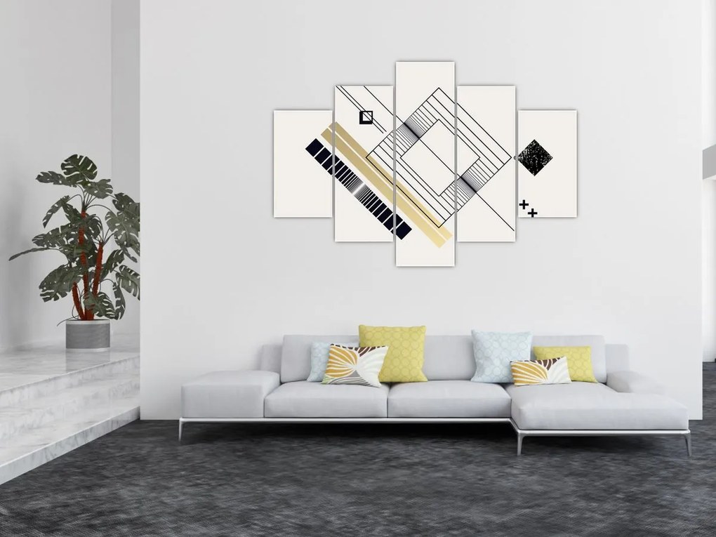 Obraz - Geometrické tvary N⁰6 (150x105 cm)