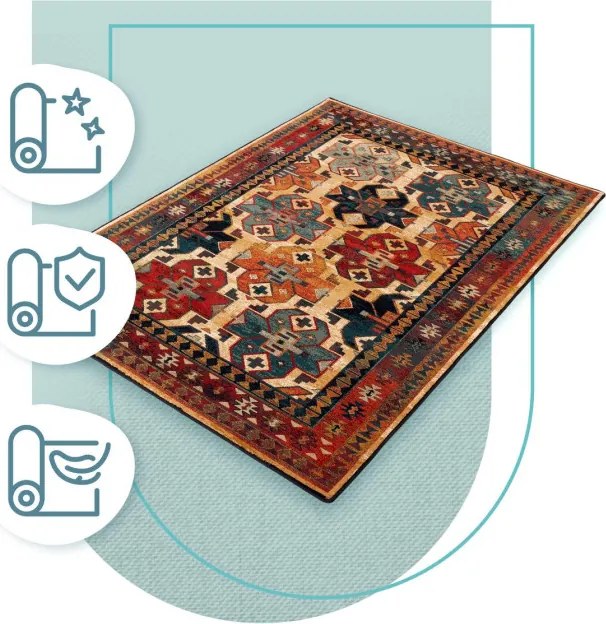 Koberec Dywilan Superior Rohan jasný rubín